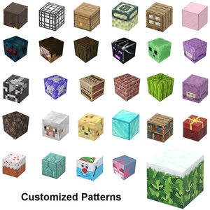 Brinquedos Blocos My World pattern 3D Puzzle con titoli magnetici mattoncini giocattolo giocattoli educativi per Custom - Product Image 4