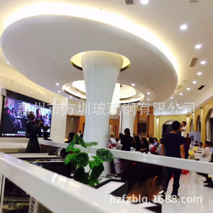 Glass Fiber Column <b>Indoor</b> Furniture Resin Chair Round Oval <b>Bench</b> Hall Use - Product Image 1