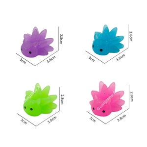 Cute Stickiness TPR Hedgehog Squeeze Toy Crystal Clear Stress-relieving Squishy Toy for 5 to 7 Years <b>Old</b> Kids - Product Image 6