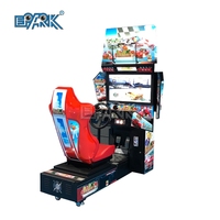 Machine de jeu d'arcade de parc d'attractions Outrun Machine de jeu de course