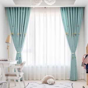 Nnermor-Urtain aux INEN irplane loud broided, ustomized, urtains para el hogar - Product Image 4