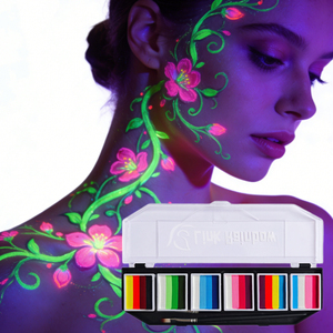 Kit de <span class=keywords><strong>peinture</strong></span> <span class=keywords><strong>gouache</strong></span> professionnelle à effet arc-en-ciel activée par l'eau, pour le corps et le <span class=keywords><strong>visage</strong></span>, pour l'expression artistique - Product Image 1