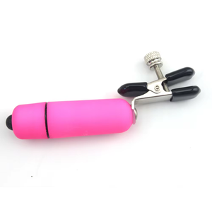 Penggetar puting bergetar 10 kecepatan, Portabel klem elektro telur pemijat peluru melompat Vibrator puting pria - Product Image 3