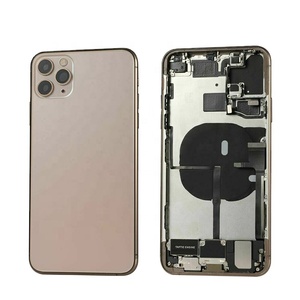 Carcasa trasera para teléfono móvil, montaje de marco de cubierta de batería para <span class=keywords><strong>iPhone</strong></span> <span class=keywords><strong>11</strong></span> <span class=keywords><strong>Pro</strong></span> <span class=keywords><strong>Max</strong></span> - Product Image 1