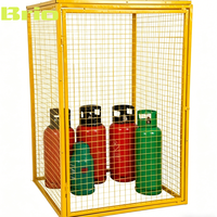 Cage de protection robuste en acier pour compresseur d'air, extérieure, verrouillable, design ventilé