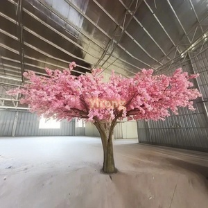 Cây hoa anh đào nhân tạo màu hồng 13ft, kiểu Nhật Bản, dùng trang trí quán cà phê, nhà cửa - Product Image 5