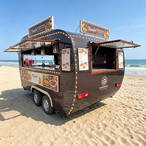 Remorque personnalisée homologuée DOT CE, entièrement équipée en acier galvanisé, cuisine complète pour la création sur mesure d'un camion de restauration rapide pour la vente de pizzas. - Product Image 2