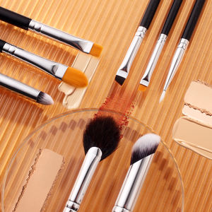 Juego <span class=keywords><strong>de</strong></span> herramientas <span class=keywords><strong>de</strong></span> <span class=keywords><strong>maquillaje</strong></span> <span class=keywords><strong>de</strong></span> belleza profesional Pinceles <span class=keywords><strong>de</strong></span> sombra <span class=keywords><strong>de</strong></span> ojos sintéticos afilados súper finos que incluyen cepillo fino para cejas y delineador <span class=keywords><strong>de</strong></span> ojos - Product Image 2