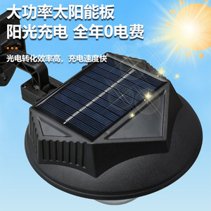 Lámpara solar para acampar, luz de pared, bombilla LED recargable impermeable para el hogar, patio y jardín - Product Image 1