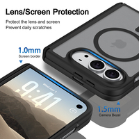 Coque magnétique antichoc pour iPhone 18 Duo Fold Ultra avec protection coussin d'air – Accessoires de téléphone en gros – Coque magnétique pour téléphone