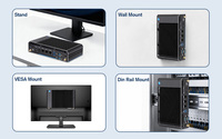 Mini PC Industrial Celeron J6412 de Cuatro Núcleos, DDR4 Máx. 32GB, 3*LAN, 3*HD, 4*RS232, Win10/11, IoT, Linux
