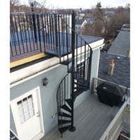 CBMMart Offre Spéciale Escalier en colimaçon Escalier rond d'occasion Escalier en colimaçon extérieur pour maison et villa