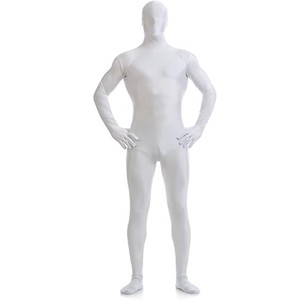 Mono de Demonio Negro elástico de cuerpo completo unisex disfraz de adulto invisible que desaparece para Halloween - Product Image 5