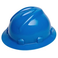 Coque de casque de chantier conforme aux normes, moulée et validée en termes de résistance, pour la sécurité du travail industriel