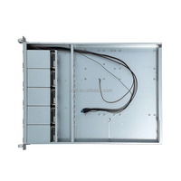 Personalizzabile 1U ATX Rack Server Chassis con 10 Hard Disk Bays acciaio & lega di alluminio porte anteriori USB con ventilatore