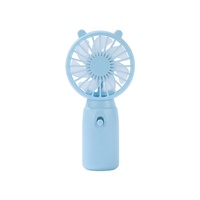 Ventilador de Mano Portátil Plegable y Económico 2024, Mini Ventilador de Exterior con Logotipo Personalizado, Batería Incluida, Plástico, el Mejor Regalo