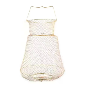 Trappola Cast Dip gabbia pesce gamberetti trappola rete da pesca pesciolino gamberi granchio esche Cast Mesh Trap rete da pesca automatica rete da atterraggio - Product Image 1