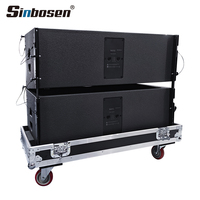 Sistema de Sonido Pasivo Ka212, 2 Altavoces de 12 Pulgadas con Controlador de Ferrita, 1 Tweeter de 3 Pulgadas con Controlador de Neodimio, Sistema de Sonido Line Array para Eventos