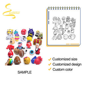 DIY PU Langsam Aufsteigendes Oster-Ei Graffiti-Spielzeug PU-Schaum Antistress-Ei-Set Spaßiges Spielzeug und Lehrreiches Geschenk für Kinder zum Spielen - Product Image 4