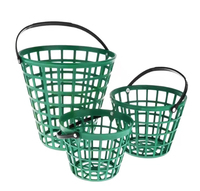 Panier et seau à balles de golf en nylon, sans bruit, peut contenir 50/75/100 balles, modèle OEM FBK-50~100N