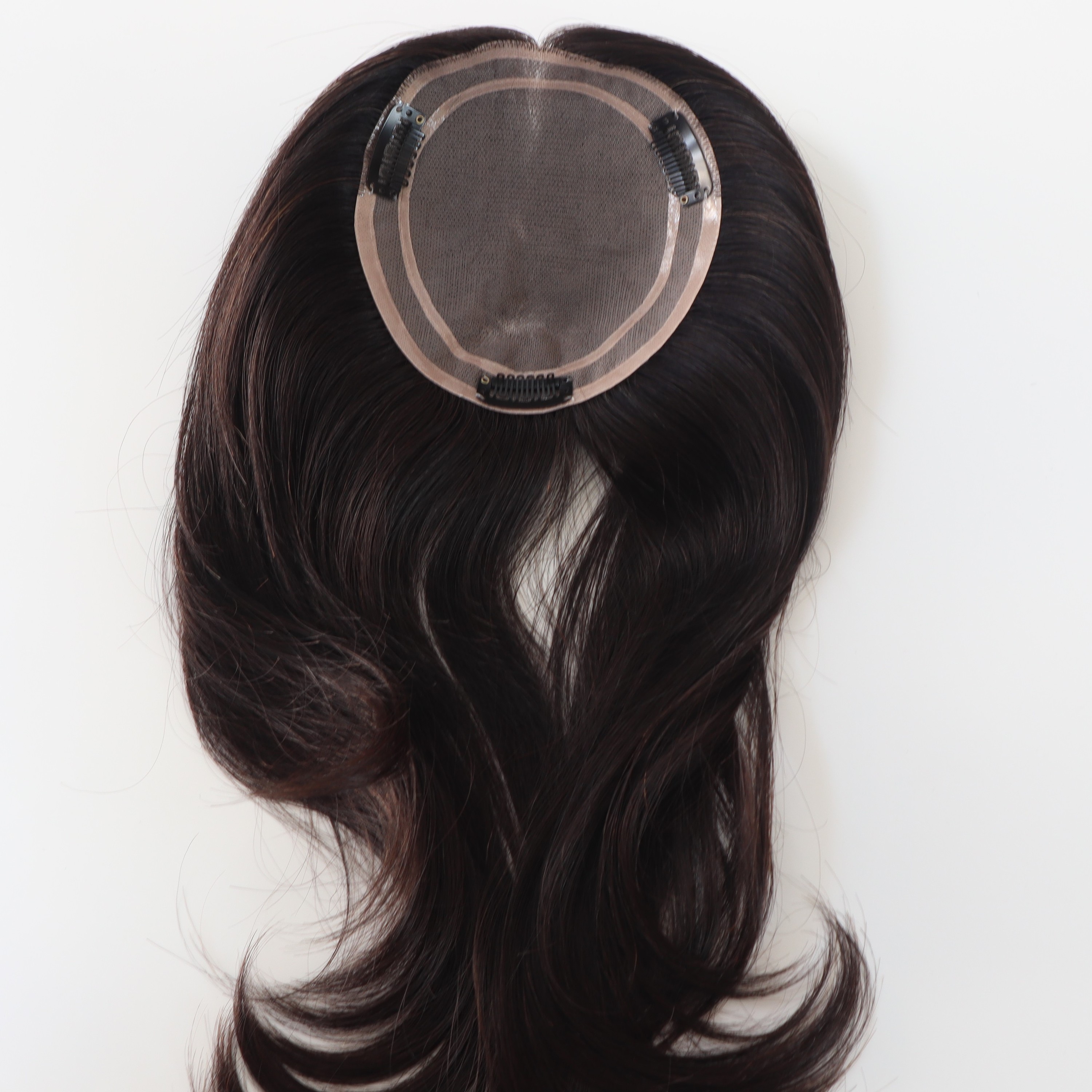 Китайская кутикула remy topper hair piece women, тонкая моно в теле, женский парик с зажимами, женский парик из человеческих волос