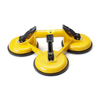 Extracteur de ventouses en aluminium de qualité industrielle Double griffes Plaque de poignée sous vide pour le levage du verre Outils à main OEM personnalisables
