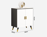 Meubles de salon modernes et minimalistes RH : Ensembles de meubles TV et tables basses de luxe léger en MDF avec caractéristiques réglables