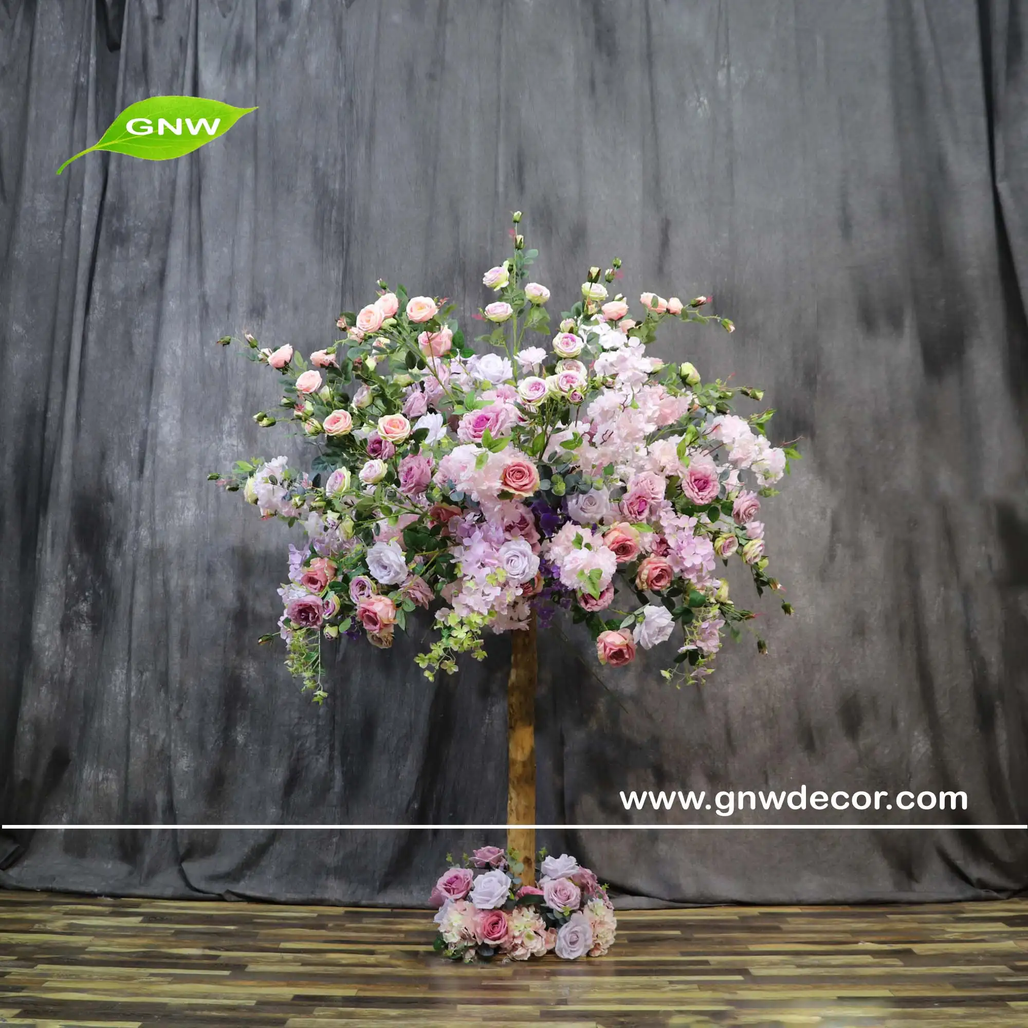 GNW咲くバラ開花木花の木結婚式の装飾屋内植物