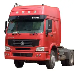 Hoge Top 2019 Op Voorraad Nieuwe Sinotruk 371pk 4*2 Witte Diesel Howo 4X2 Vrachtwagens 6 Banden 375 Pk Tractor Head Truck In Tanzania