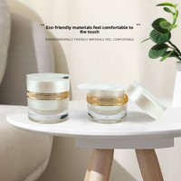 Botol Semprot Toner Lotion Silinder Lurus Berujung Emas Akrilik Berkualitas Tinggi, Pompa Tekan, Wadah Kosong untuk Kosmetik