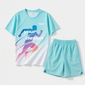 Ropa deportiva personalizada de verano, camiseta suave de manga corta de secado rápido, pantalones cortos para correr, chándal, conjuntos de 2 piezas, conjunto de pantalones cortos, camiseta - Product Image 6