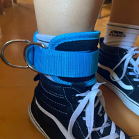 Câble Cheville Sangles Double D-Ring Cheville Poignets Pour Gym Workouts Fessiers Jambes Musculation Brace Soutien Sport Sécurité Abducteurs