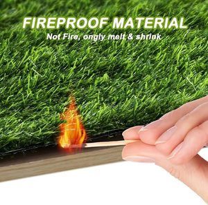 <span class=keywords><strong>Gazon</strong></span> <span class=keywords><strong>synthétique</strong></span> de 38 mm pour terrain de football, tapis d'herbe artificielle pour l'aménagement paysager et l'utilisation en jardin, doux et écologique - Product Image 2