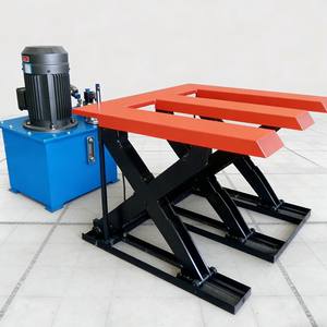 移动式电动剪刀式升降台 10m 升降高度 重型液压平台 用于仓库货物搬运任务 - Product Image 1