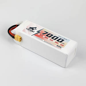 4S 14.8V 7000mah 60C <span class=keywords><strong>Lipo</strong></span> 폴리머 배터리 FPV 드론 22.2V 44.4V 6S 12S 딘 커넥터 7.4V 전압 RC 팩 리튬 이온 LCO 장난감 - Product Image 5
