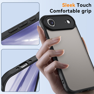 Sang trọng 2-in-1 rõ ràng PC Cover trở lại TPU <span class=keywords><strong>bumper</strong></span> bao gồm <span class=keywords><strong>iPhone</strong></span> 16 17 Pro Max trong suốt trường hợp khó khăn không thấm nước chống sốc các tính năng - Product Image 5