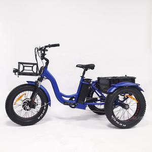 Vélo cargo électrique ebike vélo électrique à 3 roues tricycle électrique à gros pneus entraînement avant 750w/1000w vélo de livraison électrique Suron - Product Image 4