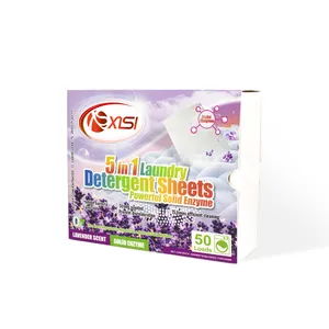 Sheet Laundry Detergent Cleaner New Type Private Label Laundry Dryer Detergent Sheets