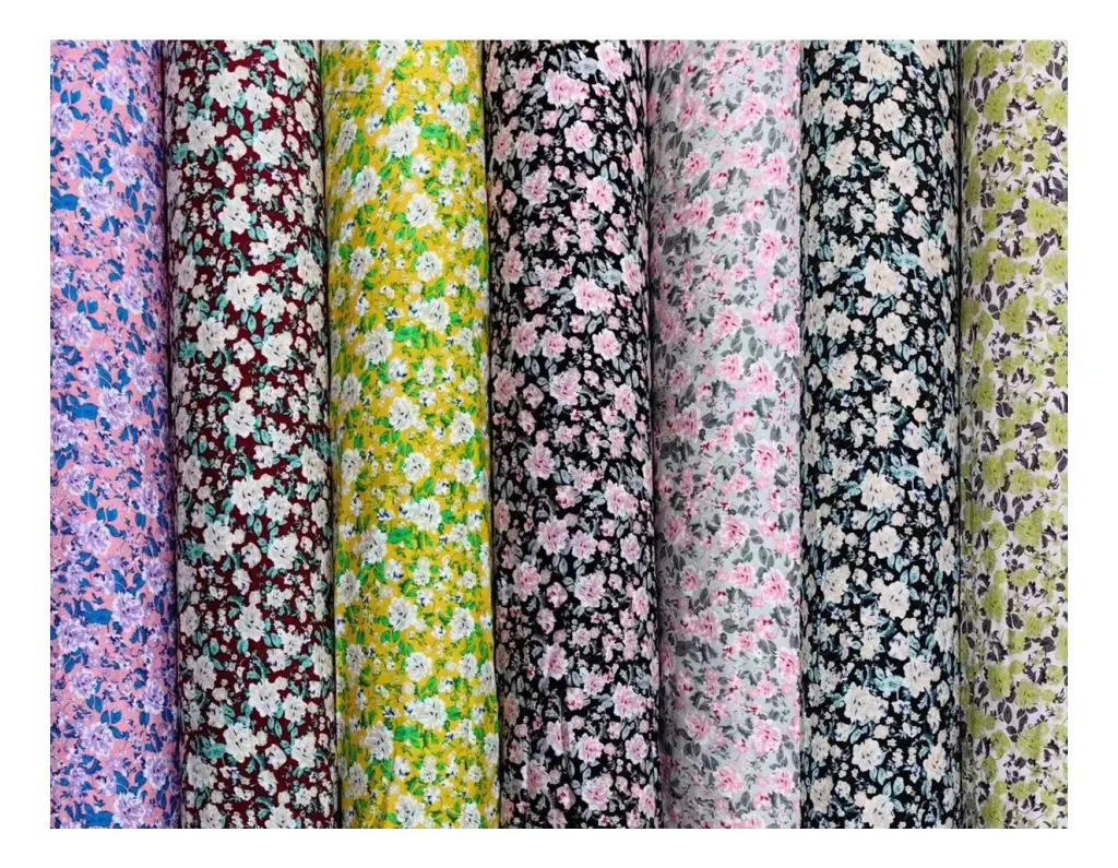 china good quality woven 30s 32s 45s woven spun rayon fabric fabric in stock lot for women