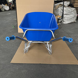 En stock listo para envío inmediato en cualquier momento WB6414P Venta caliente Europea 85L <span class=keywords><strong>Carretilla</strong></span> de plástico <span class=keywords><strong>Rueda</strong></span> <span class=keywords><strong>Carretilla</strong></span> de jardín - Product Image 4