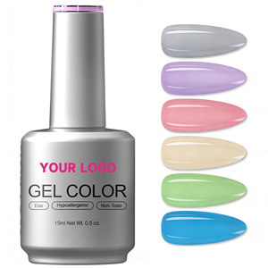 Nouvel Arrivage OEM ODM Vente en Gros Vernis à Ongles Gel UV LED Sans HEMA ni TPO Non Toxique pour Usage en Salon et DIY en Bouteille pour Salons de Manucure - Product Image 1