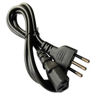 IEC-C13 Netz kabel Italienischer Stecker Italien Standard 220V 3 Pin für Laptop PC Computer 1,5 m Netz kabel