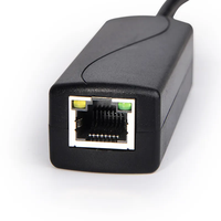 SDaPo PS0502 IEEE 802.3af Micro USB Splitter PoE actif Alimentation sur Ethernet 48V vers 5V 2.4A 13W ABS