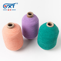 Prix usine 90 #100 #110 #120 # fil de caoutchouc de Latex élastique fil de Polyester à Double revêtement en caoutchouc pour chaussettes et gants