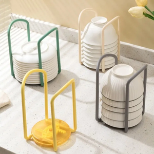 Soporte de Silicona para Tazones de Escritorio que Ahorra Espacio con Escurridor Retráctil, Estante de Almacenamiento para Platos, Nuevo Diseño de Estante para Tazas - Product Image 5