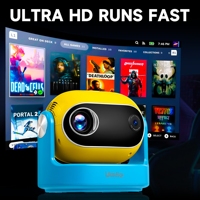 Projecteur intelligent Umiio U30, dernier modèle, correction automatique de la distorsion trapézoïdale, mise en miroir de l'écran, projecteur Android