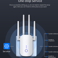 Répéteur WiFi double bande 1200 Mbps 5G Jamer avec antenne 4*3dBi, amplificateur de signal pour la maison