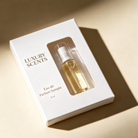 Boîte d'échantillons de parfum en gros avec logo personnalisé pour kits de voyage et présentoirs de parfums