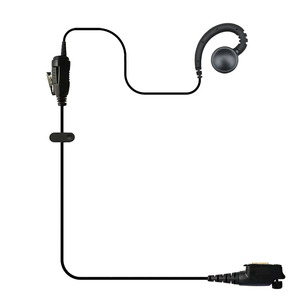 Auriculares HDS-18 con cable en forma de C, audífonos con solapa PTT, Radios para <span class=keywords><strong>Eads</strong></span> Airbus castidian TH1n THR8 - Product Image 1