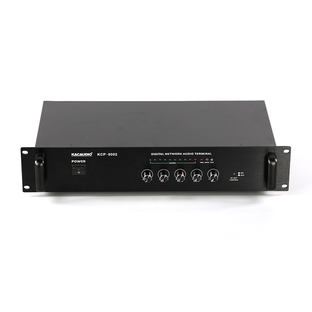 IP Network Audio Sound System Rack-mount Terminal Multicast Broadcast Amplifier